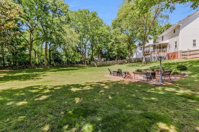 705 W Statue Ct, Franklin, TN 37067 - view of yard featuring a patio