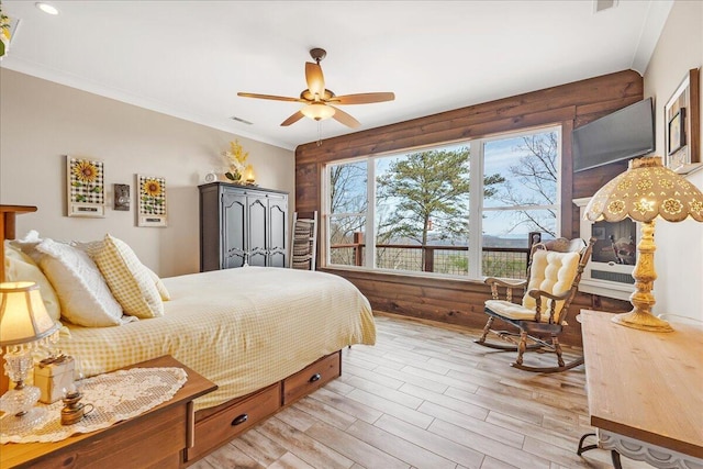 510 Lookout View Dr Unit Rb-177, Jasper, TN 37347 - bedroom with light wood finished floors, ceiling fan, and recessed lighting