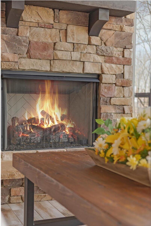 510 Lookout View Dr Unit Rb-177, Jasper, TN 37347 - detailed view of a fireplace and stone siding