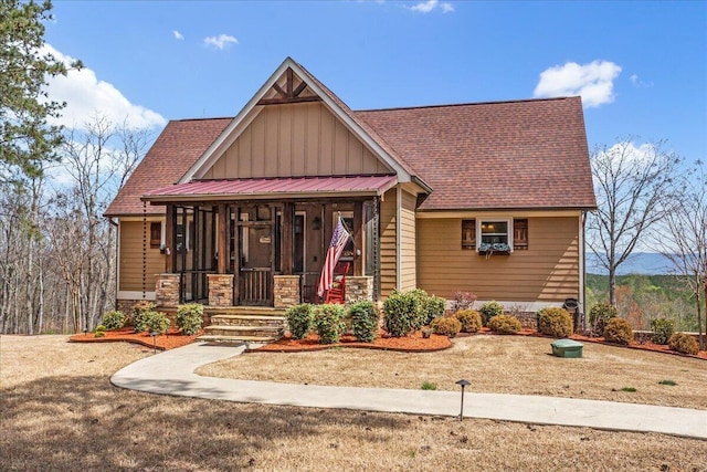 510 Lookout View Dr Unit Rb-177, Jasper, TN 37347 - craftsman inspired home with a porch, board and batten siding, and roof with shingles