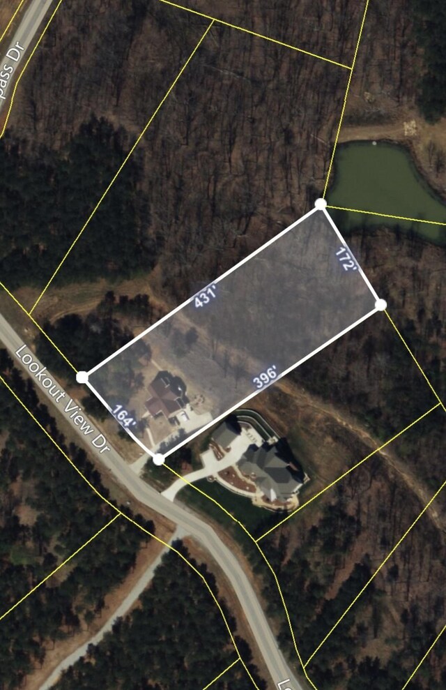510 Lookout View Dr Unit Rb-177, Jasper, TN 37347 - aerial map of property and surrounding area featuring property parcel outlined