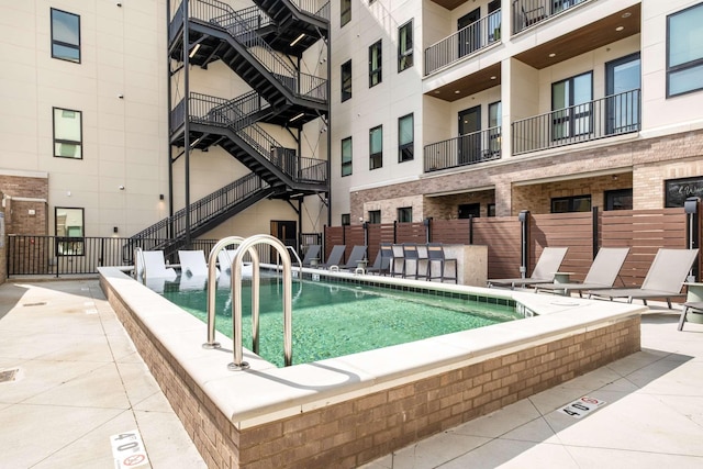 view of community pool