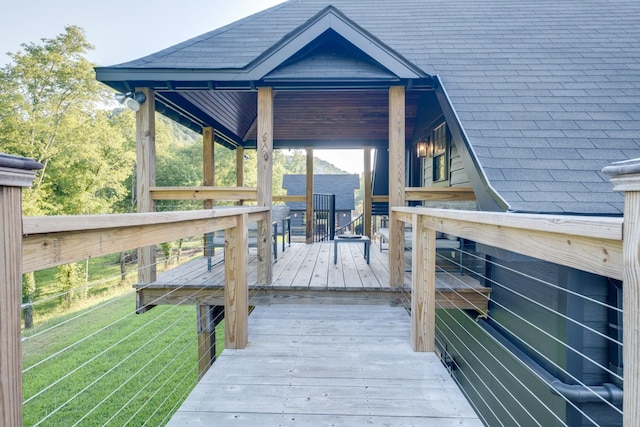 84 Judd Ln, Lancaster, TN 38569 - view of wooden terrace