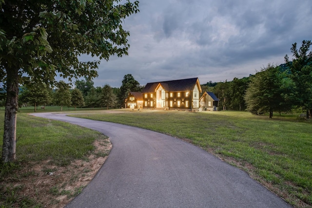 84 Judd Ln, Lancaster, TN 38569 - view of front of home with a front yard and asphalt driveway
