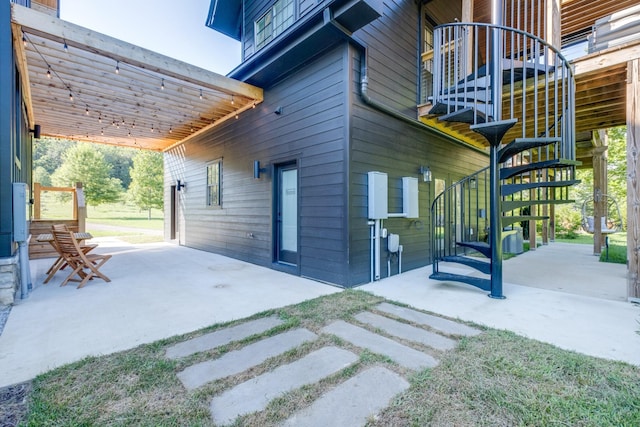 84 Judd Ln, Lancaster, TN 38569 - view of patio with stairs