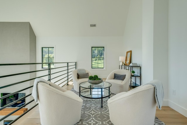 84 Judd Ln, Lancaster, TN 38569 - living area featuring baseboards and wood finished floors
