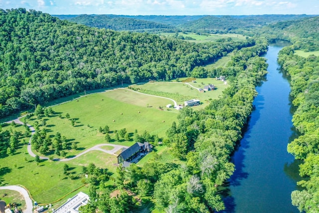84 Judd Ln, Lancaster, TN 38569 - aerial view of sparsely populated area featuring a forest and a nearby body of water