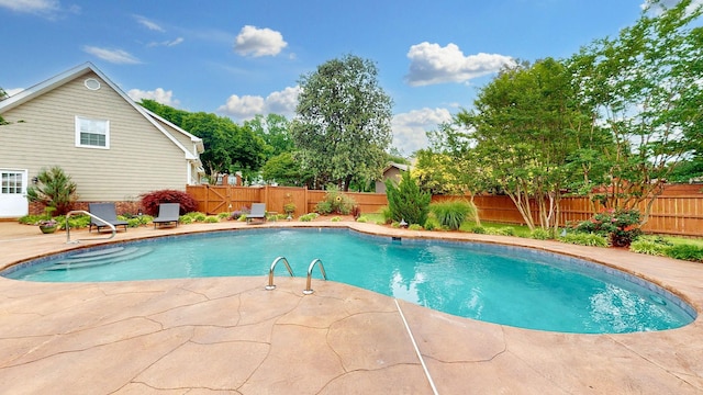 152 Bluegrass Dr, Hendersonville, TN 37075 - view of pool with a fenced backyard and a patio