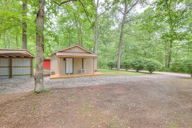 view of outbuilding with an outbuilding