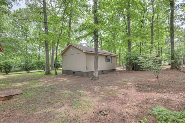 view of side of property