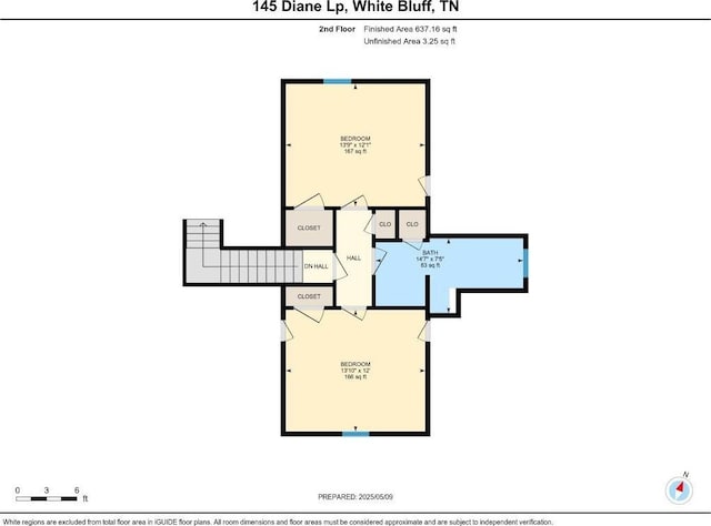 145 Diane Loop, White Bluff, TN 37187 - room layout