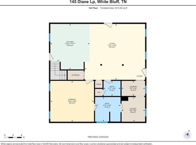 145 Diane Loop, White Bluff, TN 37187 - floor plan / room layout