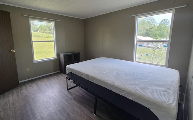 525527 Shady Grove Rd, Sequatchie, TN 37374 - bedroom featuring wood finished floors, ornamental molding, and baseboards