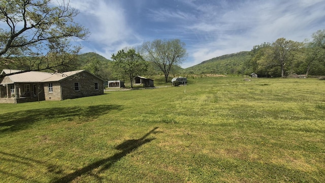 525527 Shady Grove Rd, Sequatchie, TN 37374 - view of grassy yard with a mountain view