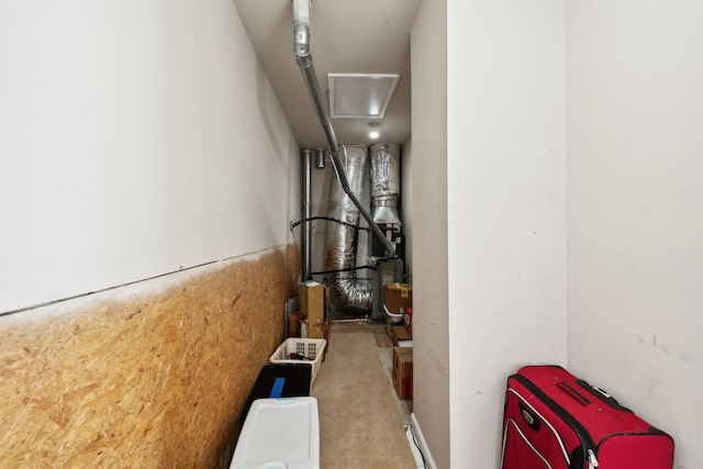 2041 Valley Brook Dr, Brentwood, TN 37027 - corridor with attic access