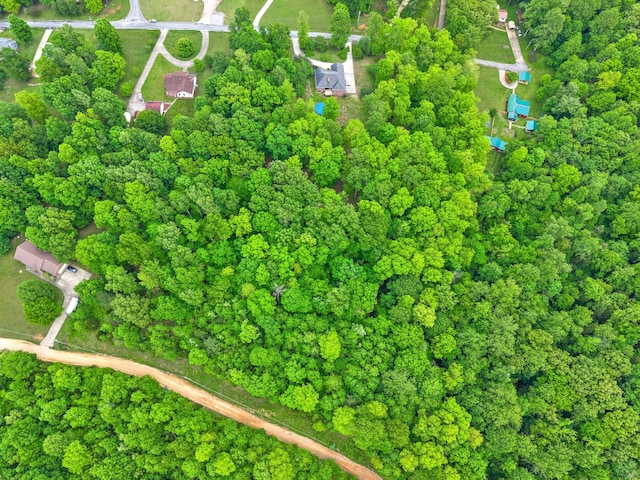 aerial view of property's location
