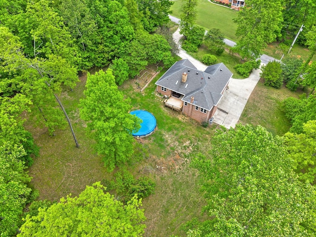 aerial view of property and surrounding area