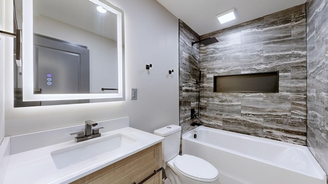 2038 Ogburn Chapel Rd, Clarksville, TN 37042 - full bathroom with toilet, vanity, and  shower combination
