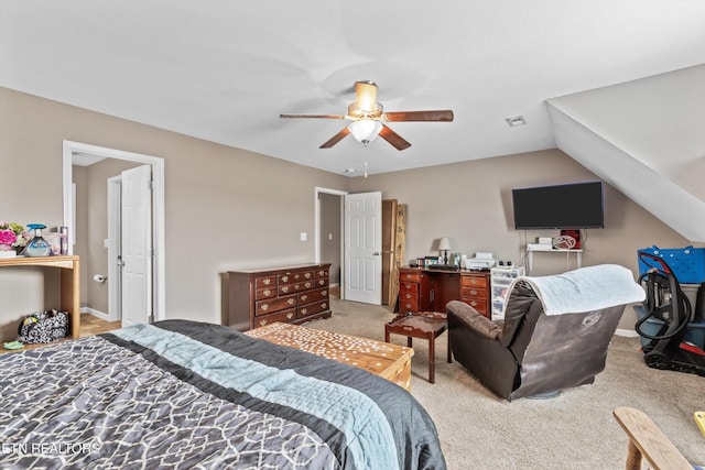 516 Trainmaster Dr, Maryville, TN 37804 - carpeted bedroom with a ceiling fan
