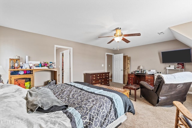 516 Trainmaster Dr, Maryville, TN 37804 - bedroom featuring carpet floors and ceiling fan