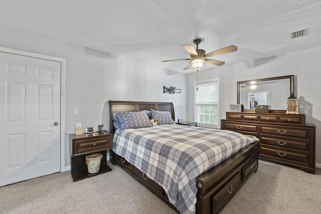 3630 W Trimble Rd, Milton, TN 37118 - bedroom with carpet flooring and ceiling fan