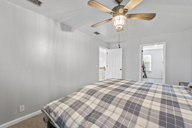3630 W Trimble Rd, Milton, TN 37118 - bedroom featuring carpet flooring, baseboards, and ceiling fan