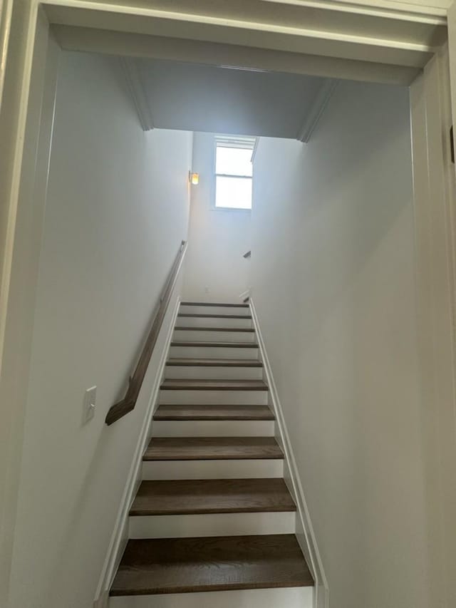 6709 Major Hutchings Dr, Hermitage, TN 37076 - staircase with wood finished floors