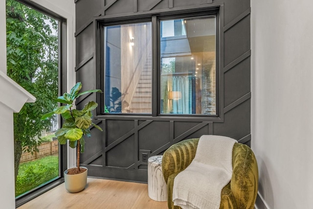 4303A Utah Ave, Nashville, TN 37209 - sitting room featuring wood finished floors and a decorative wall