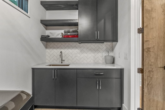 4303A Utah Ave, Nashville, TN 37209 - indoor wet bar featuring backsplash