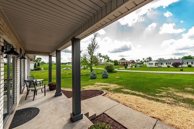 view of patio / terrace featuring a porch