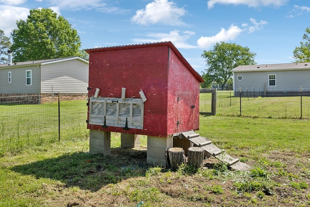 view of poultry coop