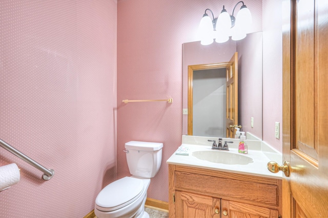 145 Dekewood Dr, Old Hickory, TN 37138 - half bath featuring toilet and vanity
