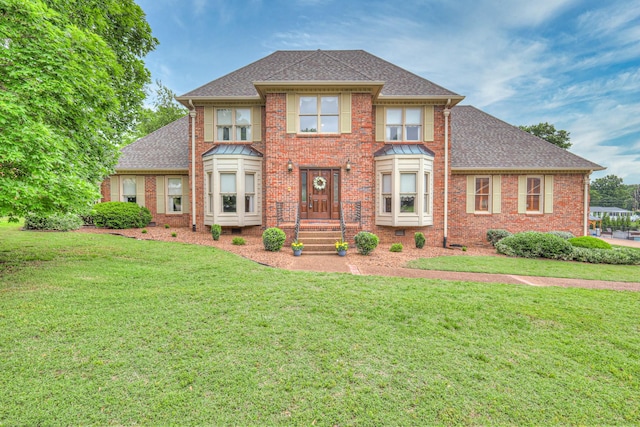 145 Dekewood Dr, Old Hickory, TN 37138 - view of front of property with brick siding, roof with shingles, and a front lawn