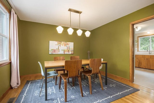 2413 Dundee Ln, Nashville, TN 37214 - dining space with wood finished floors and baseboards