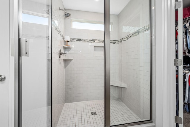 1006 Brinxton Run, Murfreesboro, TN 37128 - full bathroom featuring a shower stall and a walk in closet