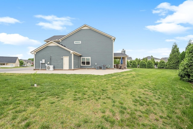1006 Brinxton Run, Murfreesboro, TN 37128 - rear view of property with a patio area, ac unit, and a yard