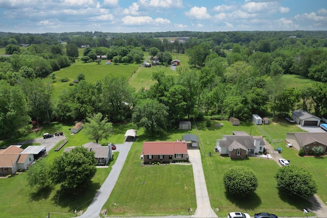 aerial view of property and surrounding area