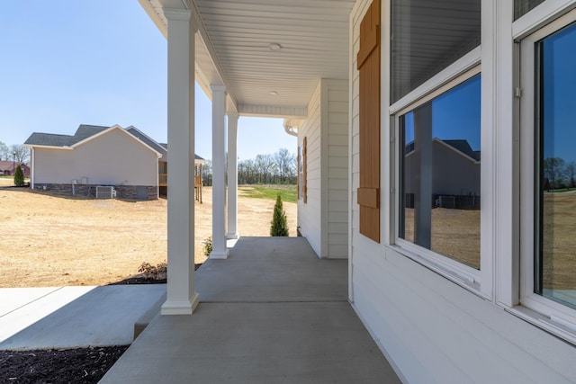 1137 Goose Dr, Springfield, TN 37172 - view of patio with central AC