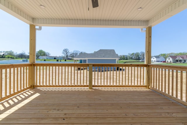 1137 Goose Dr, Springfield, TN 37172 - wooden terrace with a residential view