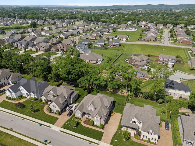 1567 Bunbury Dr, Thompsons Station, TN 37179 - aerial view of property and surrounding area with nearby suburban area