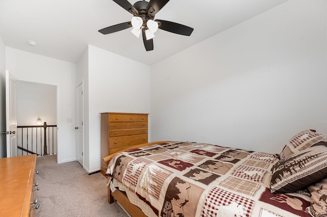 3628 Pelham Wood Dr, Murfreesboro, TN 37128 - bedroom with light colored carpet and ceiling fan