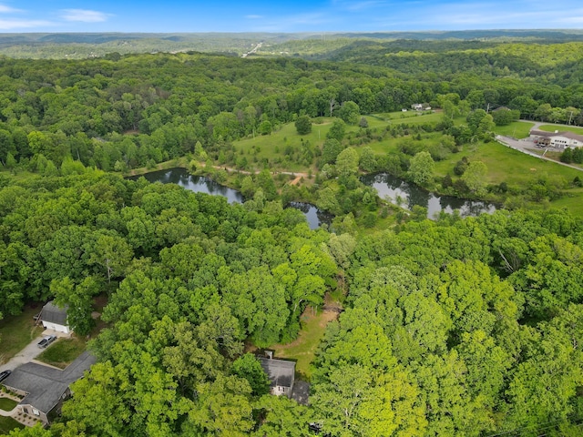 1056 Simms Heights Rd, Kingston Springs, TN 37082 - aerial view of a heavily wooded area and a large body of water
