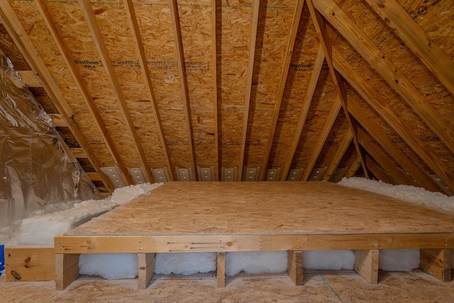 2212 Peterson Dr, Chattanooga, TN 37421 - view of unfinished attic