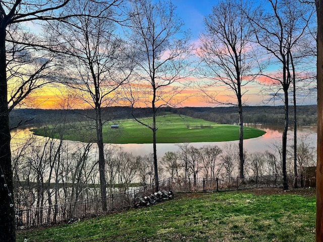 1951 Winsome Ln, Adams, TN 37010 - water view featuring fence and a golf course