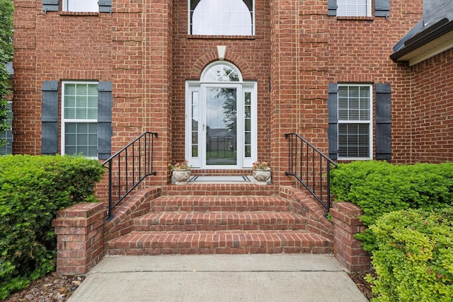 2335 Garrison Cv, Murfreesboro, TN 37130 - doorway to property with brick siding
