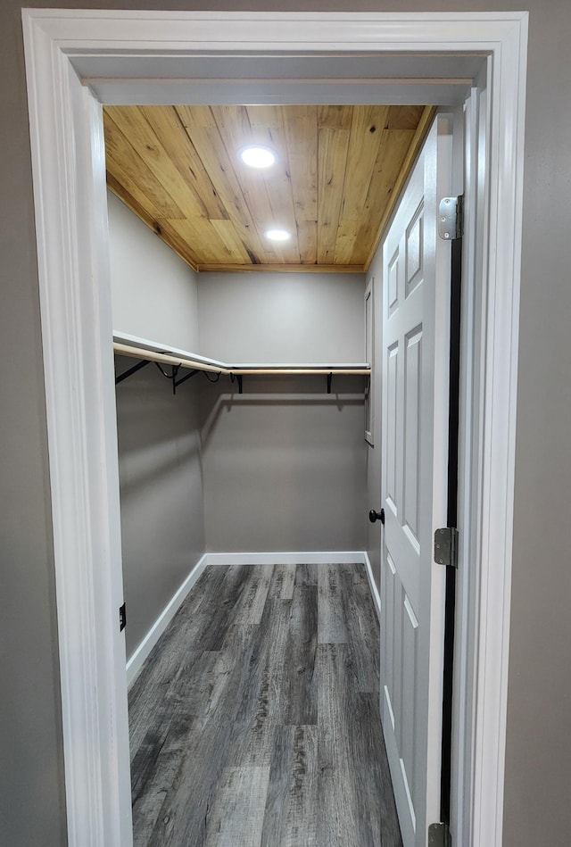 306 Johnson St, Lawrenceburg, TN 38464 - spacious closet featuring dark wood-type flooring