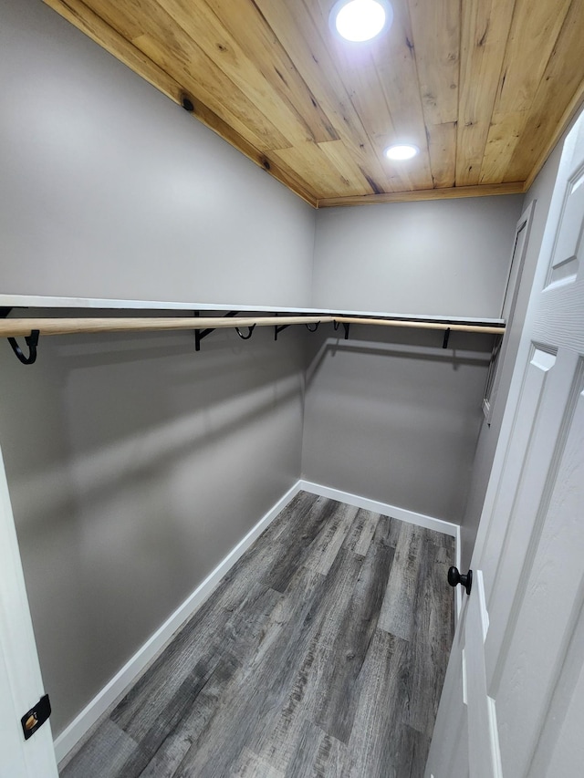 306 Johnson St, Lawrenceburg, TN 38464 - walk in closet with dark wood-style floors