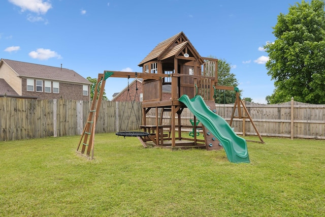 view of play area