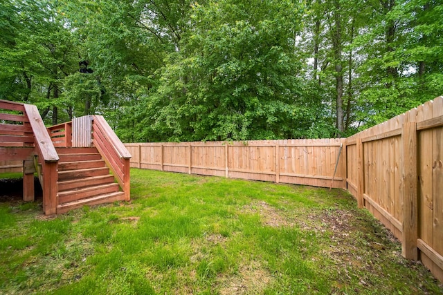 107 Tanesha Ct, Portland, TN 37148 - view of yard featuring stairway and a deck