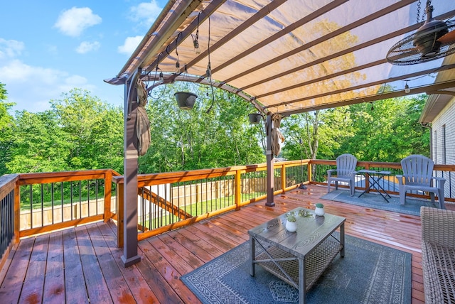 996 Gratton Rd, Clarksville, TN 37043 - deck featuring a pergola